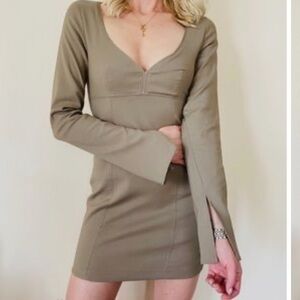 New With Tags Zara Sweatheart Neckline Mini Dress Size S‎